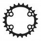 CHAINRING FOR MTB 24T. Ø 64 2X11 "INNER" BLACK STRONGLIGHT -4 ARMS- XT M8000/SLX M7000 NON THREADED 3700223718108