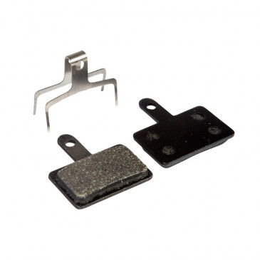 PLAQUETTE DE FREIN VTT SHIMANO DEORE M515,M525,M495,M475,M465,M486 ET TEKTRO (FIBRAX E-BIKE) (PAIRE SUR CARTE AVEC 1 LINGETTE NETTOYANT DISQUE) - COMPATIBLE VAE 5027373995189