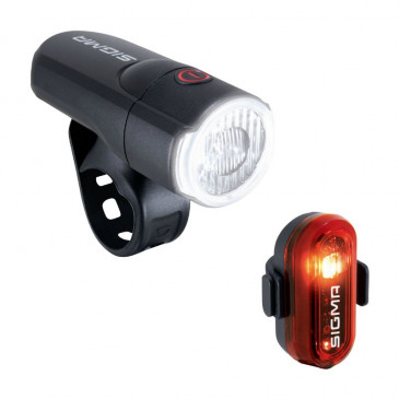 LIGHT SET-ON BATTERY- SIGMA AURA 30 LUX/CURVE (BATTERY LIFE 5H STANDART MODE - 15H ECO MODE) WITH BATTERIES