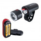 LIGHT SET-ON BATTERY- SIGMA AURA 30 LUX/CURVE (BATTERY LIFE 5H STANDART MODE - 15H ECO MODE) WITH BATTERIES