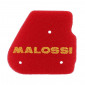 MOUSSE FILTRE A AIR SCOOT MALOSSI POUR APRILIA 50 RALLY, SR, GULLIVER, SONIC ROUGE 3700948137697