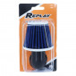 FILTRE A AIR REPLAY KN MIDDLE FC BLANC FIXATION COUDE DIAM 35/28 3700948098981