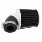 AIR FILTER REPLAY WITH ADJUSTABLE SLEEVE WHITE/BLACK Ø35/28