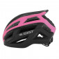 EBIKE ADULT HELMET GIST PLANET MATT BLACK/PINK MAT IN-MOLD EURO 58-62 RATCHET SETTING 212GRS