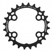 CHAINRING FOR MTB 24T. Ø 64 2X11 "INNER" BLACK STRONGLIGHT -4 ARMS- XT M8000/SLX M7000 NON THREADED 3700223718108