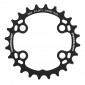 CHAINRING FOR MTB 24T. Ø 64 2X11 "INNER" BLACK STRONGLIGHT -4 ARMS- XT M8000/SLX M7000 NON THREADED 3700223718108