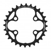 CHAINRING FOR MTB 28T. Ø 64 2X11 "INNER" BLACK STRONGLIGHT -4 ARMS- XT M8000/SLX M7000 NON THREADED 3700223718122