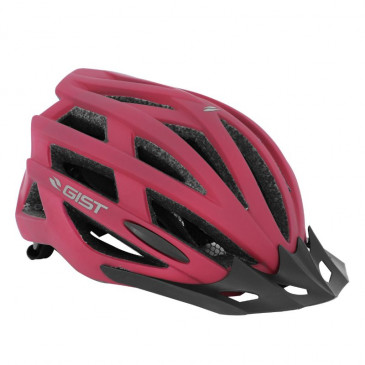 EBIKE ADULT HELMET GIST PLANET URBAN MATT PINK IN-MOLD EURO 52-58 RATCHET SETTING 212GRS - INTEGRATED LIGHTING 8013271325231