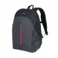 SACOCHE ARRIERE SAC A DOS VELO LATERALE BASIL B-SAFE NORDLICHT GRIS GRAPHITE 13L WATERPROOF FIXATION HOOK SUR PORTE BAGAGE AVEC ECLAIRAGE INTEGRE LED FIXE/CLIGNOTANT 8715019180910