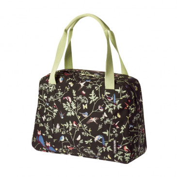 SACOCHE ARRIERE VELO LATERALE SAC BANDOULIERE BASIL WANDERLUST 18L CHARCOAL FIXATION RAPIDE HOOK-ON SUR PORTE BAGAGE AVANT/ARRIERE (44x17x31cm) 8715019176395