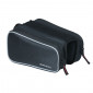 FRAME BAG FOR BICYCLE - BASIL DESIGN BLACK - ON VELCRO TAPES 1.5Lt With 2 side pockets 8715019180446