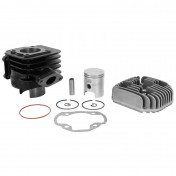 COMPLETE CYLINDER KIT FOR SCOOT STAGE6 STREETRACE CAST IRON FOR MBK 50 BOOSTER, STUNT/YAMAMA 50 BWS, SLIDER