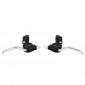 BRAKE LEVERS SET- -FOR CHILD MTB- NEWTON ALUMINIUM/RESIN- V-BRAKE - ANTI PINCH - BLACK (PAIR ON CARD) 3700948231869