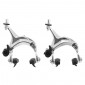 BRAKE CALIPER- FOR ROAD BIKE- SACCON DUAL PIVOT ALUMINIUM SILVER 47-57mm (PAIR) 3700948231906