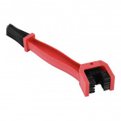 BROSSE/PINCEAU DE NETTOYAGE CHAINE MOTO ROUGE -P2R- 3700948233498