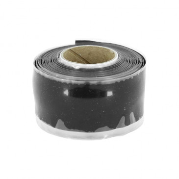 RUBAN ADHESIF HPX HAUTE TEMPERATURE +260°C ISOLANT/IMPERMEABLE NOIR 25 mm x 3 M 5425014225921