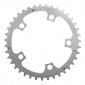 PLATEAU ROUTE 5BRA D.110 STRONGLIGHT DURAL 39DTS INTERIEUR ARGENT TYPE SHIMANO 8/9V. 3700223703562