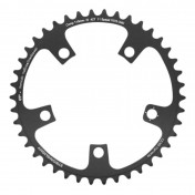 CHAINRING FOR ROAD BIKE-5 arms- 42T. Ø110 CAMPAGNOLO ULTRA TORQUE "INNER" BLACK CT2 STRONGLIGHT 11 Speed RECORD-CHORUS-ATHENA "INNER" THREADED 3700223706877