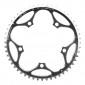 PLATEAU ROUTE 5BRA D.130 STRONGLIGHT 52DTS EXTERIEUR NOIR ALU 7075 TYPE SHIMANO 11/10V. 3700223711765