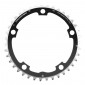 CHANRING FOR ROAD BIKE-5 arms- 39T. Ø130 -MIDDLE- BLACK -ALUMINIUM- 7075 STRONGLIGHT 9/10 Speed (SHIMANO TYPE) 3700223705498