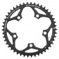 PLATEAU ROUTE 5BRA D.110 STRONGLIGHT 46DTS EXTERIEUR NOIR ALU 7075 TYPE SHIMANO 9/10V. 3700223704156