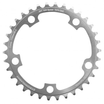 PLATEAU ROUTE 5BRA D.110 STRONGLIGHT ULTRA TORQUE 34DTS INTERIEUR CAMPAGNOLO ARGENT ALU 7075 10V. 3700223704910