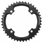 PLATEAU VTT 4BRA D.120 POUR SRAM X0-XX STRONGLIGHT DOUBLE 42DTS EXTERIEUR NOIR CT2 10V. POUR 28DTS INTERIEUR FILETE - EPAISSEUR 5mm (X9-X7-X0-XX) 3700223710379