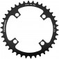 CHAINRING FOR MTB- Ø104 - 4arms-FOR SINGLE- 38T. Ø104 BLACK -ALUMINIUM- 7075 STRONGLIGHT .- Thickness 3,5 mm- 8/9 Speed. 3700223701223