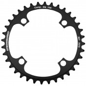 CHAINRING FOR MTB- Ø104 - 4arms-FOR SINGLE- 36T. Ø104 BLACK -ALUMINIUM- 7075 STRONGLIGHT .- Thickness 3,5 mm - 8/9 Speed. 3700223701216