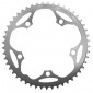PLATEAU ROUTE 5BRA D.130 STRONGLIGHT DURAL 49DTS ARGENT TYPE SHIMANO 8/9V. 3700223700448