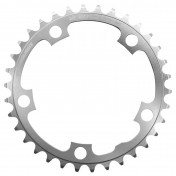 CHANRING FOR ROAD BIKE-5 arms- 34T. Ø110 "INNER" SILVER -ALUMINIUM- STRONGLIGHT 9/10 Speed (SHIMANO TYPE) 3700223705122