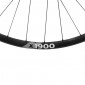 ROUE VTT DISQUE 29" DT SWISS X1900 BOOST CENTERLOCK TUBELESS READY AVANT NOIR COMPATIBLE AXE TRAVERSANT 15/110 - JANTE 25C - RESISTE POIDS 110Kgs 7613052100722