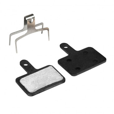 DISC BRAKE PADS- FOR MTB- FOR SHIMANO DEORE M515/M525/M495/M475/M465/M486 (FIBRAX SEMI-METALLIC) TEKTRO AURIGA/RST MECANIC - Includind 1 cleaning wipe. 5027373991006