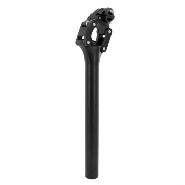 SUSPENSION SEATPOST FOR URBAN BIKE - PARALLELOGRAM - NEWTON Ø 30,9 Lg 350mm BLACK (ON CARD)