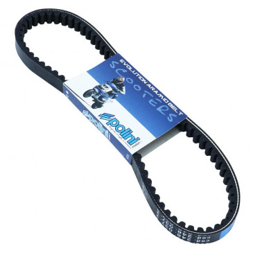 BELT FOR SCOOT POLINI FOR GILERA 50 RUNNER, STALKER, STORM, TYPHOON/PIAGGIO 50 NRG MC2 , NRG MC3, NTT/APRILIA 50 SR R FACTORY/DERBY 50 GP1 2001>2003 (KEVLAR) (825x19,5x9,5mmx28°) (248.037.2) 8054705081217