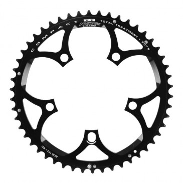 PLATEAU ROUTE 5BRA D.110 MICHE 50DTS EXTERIEUR TYPE SHIMANO ET CAMPAGNOLO RECORD CARBON - CHORUS CARBON - CENTAUR ALU 9/10V. NOIR 8056772578652