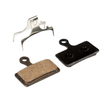 PLAQUETTE DE FREIN VTT SHIMANO XT M8000/M785 - XTR M9000/M985 SLX M7000/M666/M675 (FIBRAX SEMI-METAL) (PAIRE SUR CARTE AVEC 1 LINGETTE NETTOYANT DISQUE) 5027373995004