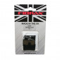 PLAQUETTE DE FREIN VTT HOPE E4/RX4 (FIBRAX SEMI-METAL) (PAIRE SUR CARTE AVEC 1 LINGETTE NETTOYANT DISQUE) 5027373995134