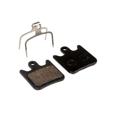 PLAQUETTE DE FREIN VTT HOPE X2 (FIBRAX SEMI-METAL) (PAIRE SUR CARTE AVEC 1 LINGETTE NETTOYANT DISQUE) 5027373914005