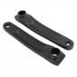 MANIVELLE DROITE + GAUCHE STRONGLIGHT MAGAN4 170mm NOIR ISIS POUR BOSCH génération 1 -2 et 4/BROSE (DEPORT 13mm) 3700223718580