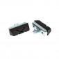 BRAKE PADS FOR URBAN BIKE- SYMETRIC FIBRAX GOMME-X- 40mm (1 PAIR ON CARD) -FOR RALEIGH, WEINMANN