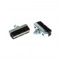 BRAKE PADS FOR URBAN BIKE- SYMETRIC FIBRAX -WET CONDITIONS FOR STEEL RIM 40mm (1 PAIR ON CARD)