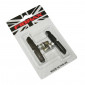 BRAKE PADS FOR MTB- THREADED STUD SYMETRIC- FIBRAX 70mm BLACK (1 PAIR) 5027373720033
