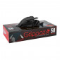 WORK SHOP GLOVES NITRILE "FISH SCALE" - CHEMICALS, OILS, FUELS RESISTANT - BLACK EURO 8 (M) (25 PAIRS IN BOX) 5391515867611