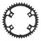 CHAINRING FOR GRAVEL BIKE- 4 Arms- 44 T. Ø 110 COMPACT SHIMANO SINGLE GRAVEL CT2 BLACK STRONGLIGHT- FOR DURA-ACE 9000 / ULTEGRA 6800 / 105 5800 11 Speed. 3700223721887
