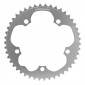 PLATEAU ROUTE 5BRA D.130 STRONGLIGHT DURAL 46DTS ARGENT TYPE SHIMANO 8/9V. 3700223700424