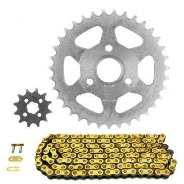 CHAIN AND SPROCKET KIT FOR HONDA 50 Z MONKEY 420 13x35 (REAR SPROCKET Ø 29,50/54/8,5) -AFAM-