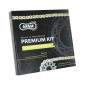 CHAIN AND SPROCKET KIT FOR HONDA 50 Z MONKEY 420 13x35 (REAR SPROCKET Ø 29,50/54/8,5) -AFAM-