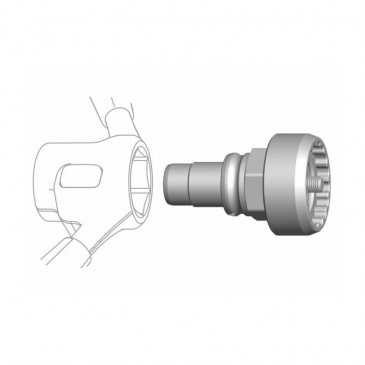 CYCLUS PRO TOOL - NUT REMOVER FOR EBIKE SHIMANO STEPS 6000 COMPATIBLE WITH TOOL SNAP.IN 179967 OR WRENCH Ø32mm 8590831434560