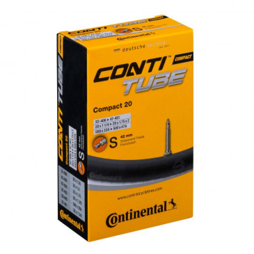 INNER TUBE FOR BICYCLE 20 x 1.50-2.00 CONTINENTAL PRESTA VALVE 4019238556353